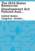 The_2016_Water_Resources_Development_Act