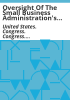 Oversight_of_the_Small_Business_Administration_s_financing_programs