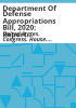 Department_of_Defense_appropriations_bill__2020
