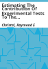 Estimating_the_contribution_of_experimental_tests_to_the_Armed_Services_Vocational_Aptitude_Battery