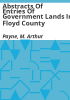 Abstracts_of_entries_of_government_lands_in_Floyd_County