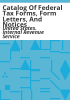 Catalog_of_Federal_tax_forms__form_letters__and_notices