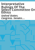 Interpretative_rulings_of_the_Select_Committee_on_Ethics