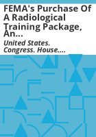 FEMA_s_purchase_of_a_radiological_training_package__an_avoidable_disaster
