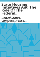 State_housing_initiatives_and_the_role_of_the_federal_government