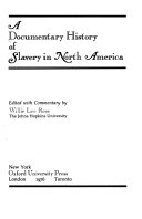 A_documentary_history_of_slavery_in_North_America