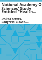 National_Academy_of_Sciences__study_entitled__Health_care_for_American_veterans_