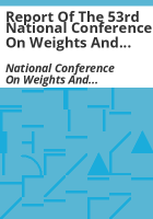 Report_of_the_53rd_National_Conference_on_Weights_and_Measures_1968