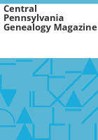 Central_Pennsylvania_genealogy_magazine