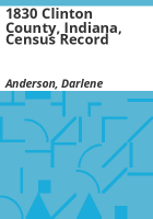 1830_Clinton_County__Indiana__census_record