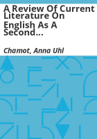 A_review_of_current_literature_on_English_as_a_second_language
