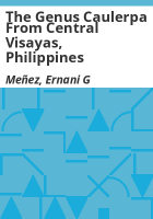 The_genus_Caulerpa_from_Central_Visayas__Philippines