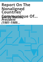Report_on_the_nonaligned_countries__communique_of_September_1981