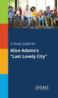 A_Study_Guide_for_Alice_Adams_s__Last_Lovely_City_
