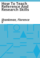 How_to_teach_reference_and_research_skills