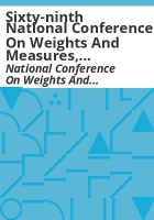 Sixty-ninth_National_Conference_on_Weights_and_Measures__July_29-August_3__1984__the_Westin_Hotel__Boston__Massachusetts