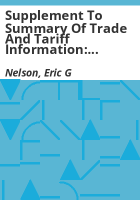 Supplement_to_summary_of_trade_and_tariff_information