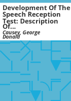 Development_of_the_speech_reception_test