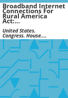 Broadband_Internet_Connections_for_Rural_America_Act