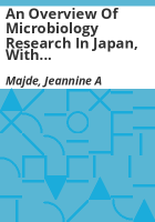 An_overview_of_microbiology_research_in_Japan__with_notes_on_medical_history__education__and_health_care