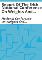 Report_of_the_54th_National_Conference_on_Weights_and_Measures_1969