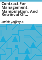 Contract_for_management__manipulation__and_retrieval_of_geographic_information