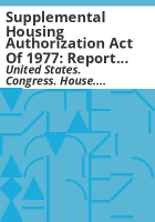 Supplemental_housing_authorization_act_of_1977
