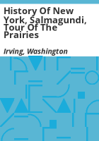 History_of_New_York__Salmagundi__Tour_of_the_prairies