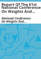 Report_of_the_61st_National_Conference_on_Weights_and_Measures__1976