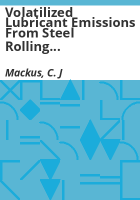 Volatilized_lubricant_emissions_from_steel_rolling_operations