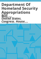 Department_of_Homeland_Security_appropriations_bill__2006