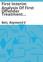 First_interim_analysis_of_first_offender_treatment_effectiveness