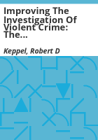 Improving_the_investigation_of_violent_crime