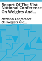 Report_of_the_51st_National_Conference_on_Weights_and_Measures_1966