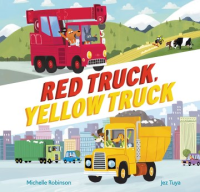 Red truck, yellow truck